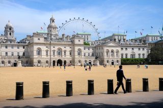 Top vantage point: Horse Guards Parade, Whitehall