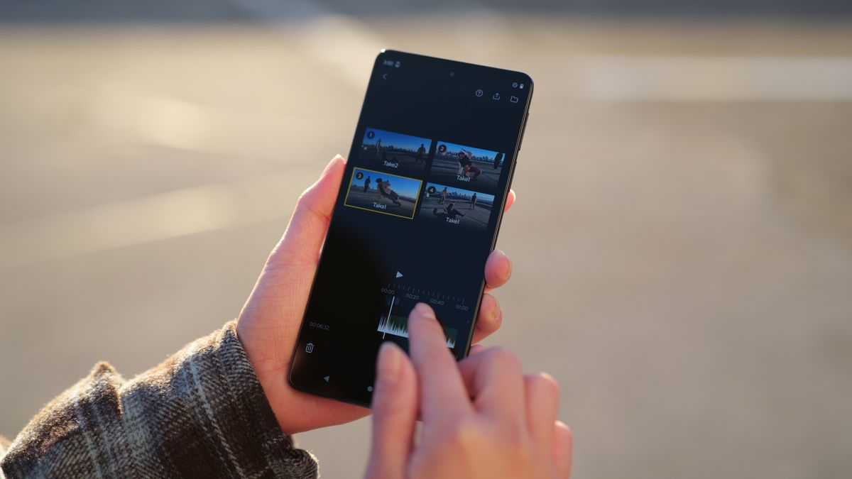 The Panasonic Lumix Flow app displayed on a smartphone