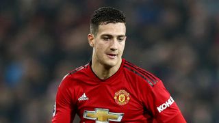 Dalot in action for Manchester United