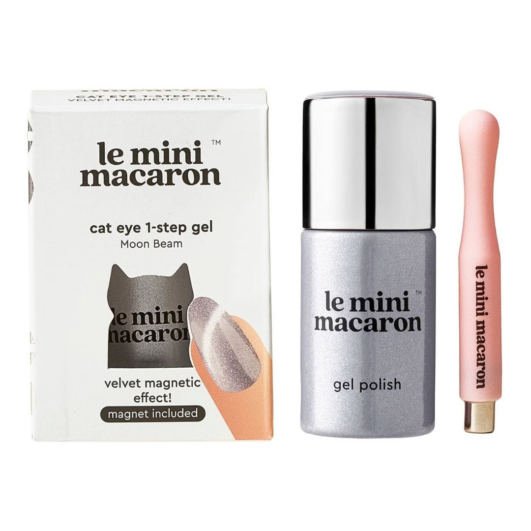 Le Mini Macaron Cat Eye Gel Polish Set in Moon Beam