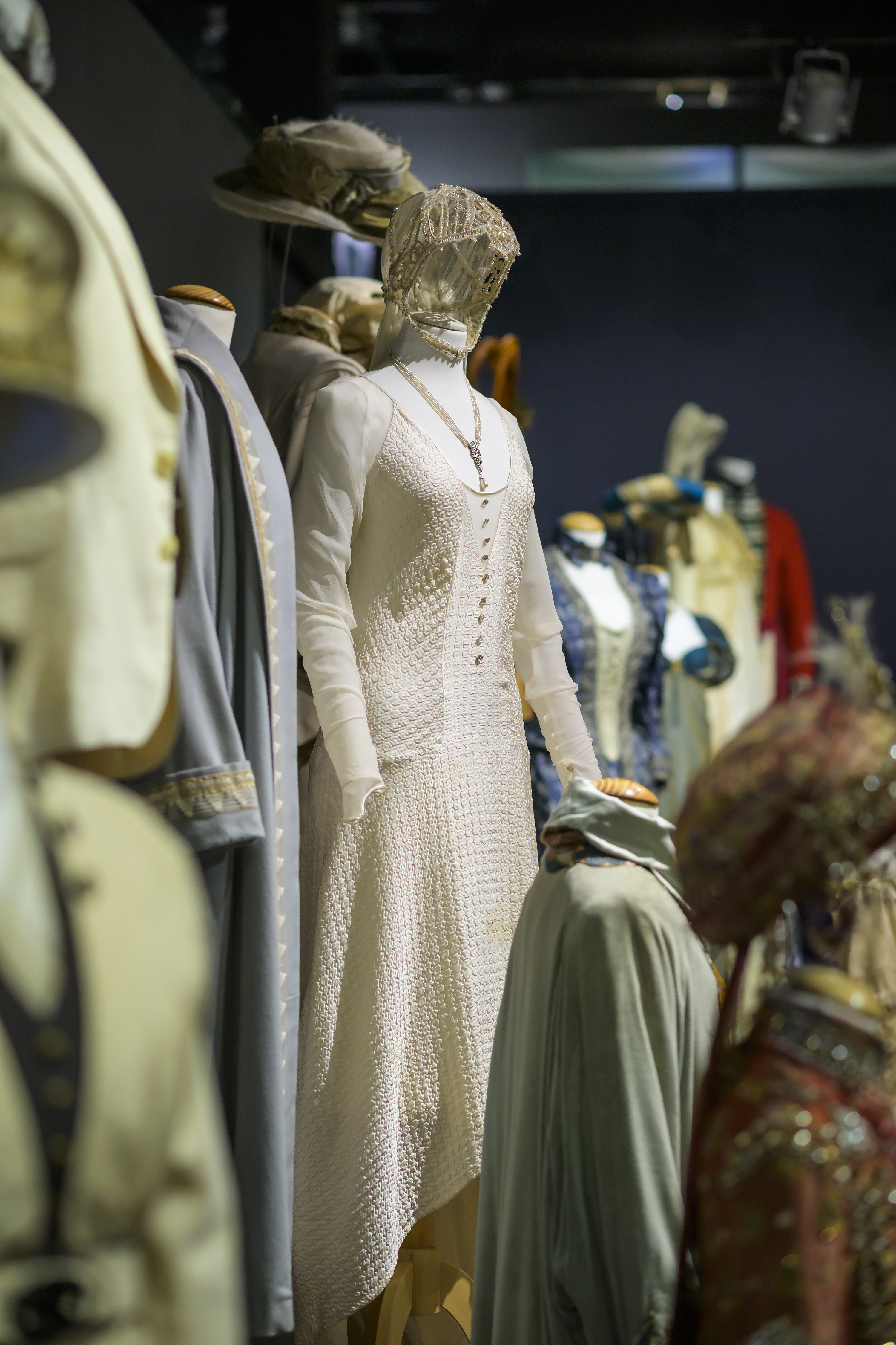An installation view from &amp;lsquo;Costume Couture: Sixty Years of Cosprop&amp;rsquo;, on show now at the Fashion and Textile Museum