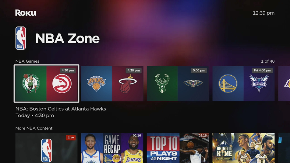 FAST Break: Roku, NBA Team Up for League’s First Free Streamer | Next TV