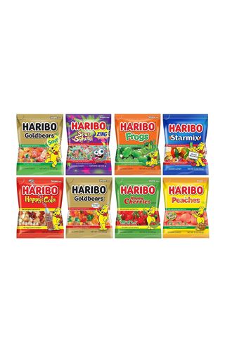 Haribo Gummy Gummies Candy Assorted Variety, Pack of 8