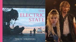 The Electric State book and movie with Millie Bobby Brown and Chris Pratt