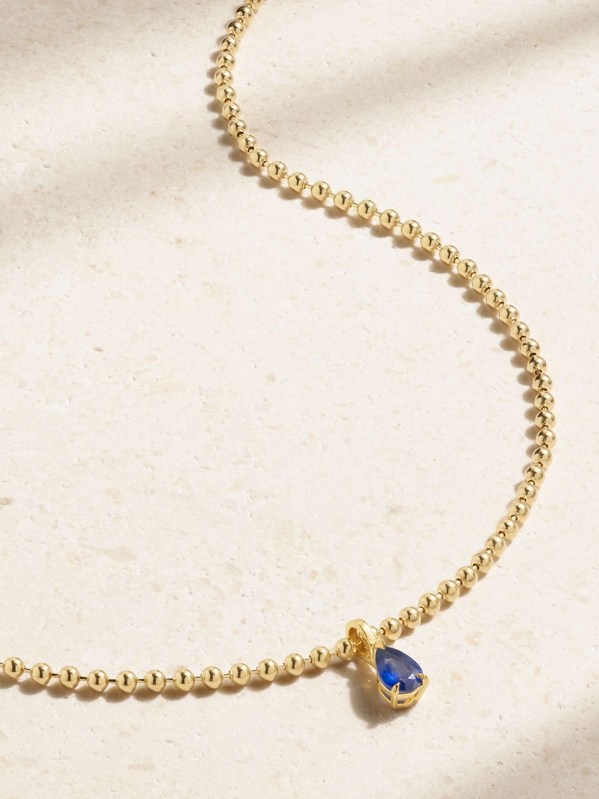 18-Karat Gold Sapphire Necklace