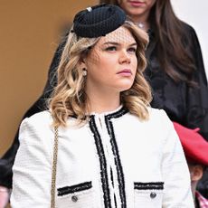 MONTE-CARLO, MONACO - NOVEMBER 19: (EDITORS NOTE : NO TABLOIDS). Camille Gottlieb attends the Monaco National Day on November 19, 2022 in Monte-Carlo, Monaco. (Photo by David Niviere/SC Pool - Corbis/Corbis via Getty Images)