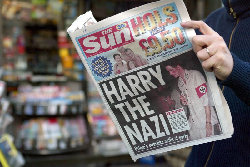 And when Harry was photographed in a Nazi costume.