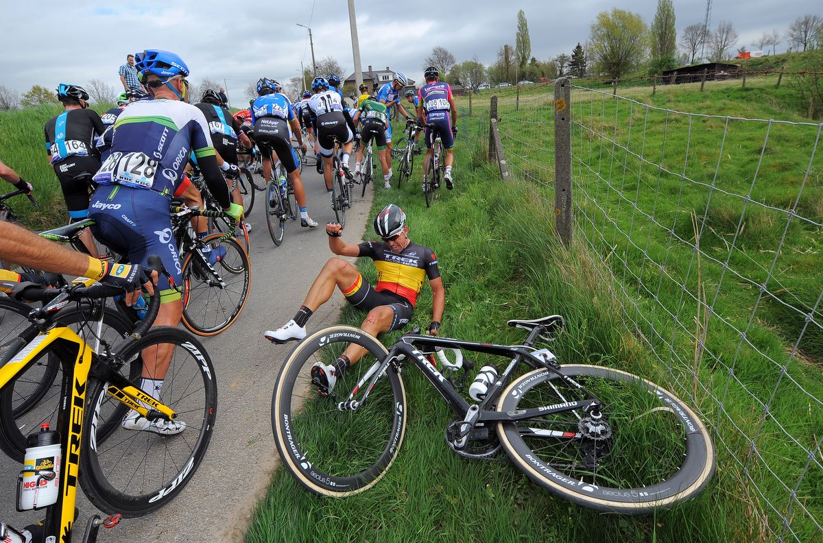 Former winner Stijn Devolder didn't have a great day in 2014