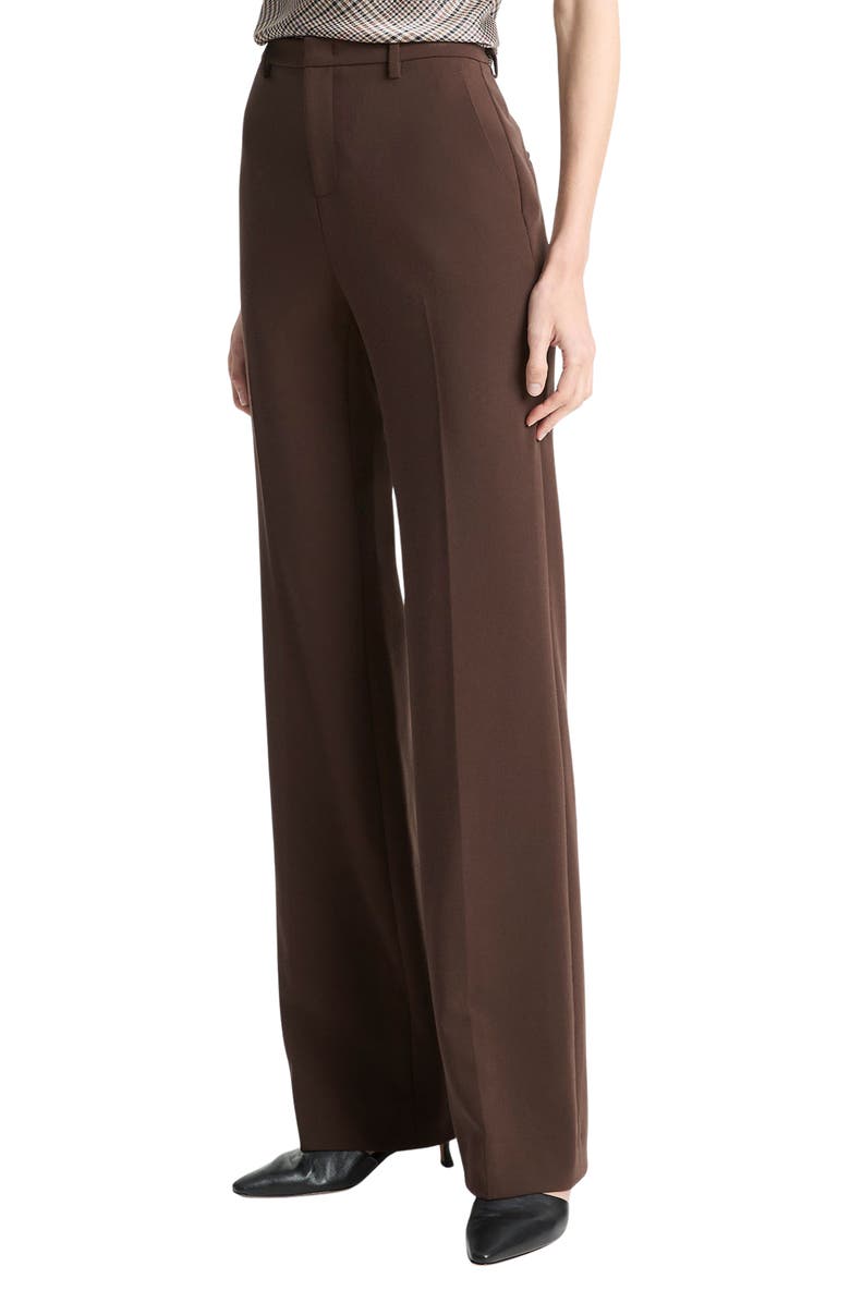 Vince Tailored Mid Rise Stretch Bootcut Pants