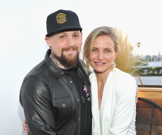 LOS ANGELES, CA - JUNE 02: Guitarist Benji Madden and actress Cameron Diaz attend House of Harlow 1960 x REVOLVE on June 2, 2016 in Los Angeles, California. (Photo by Donato Sardella/Getty Images for REVOLVE)