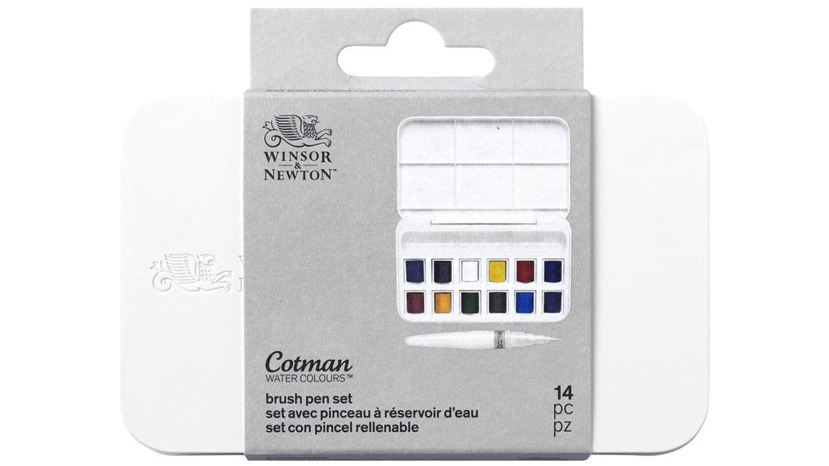 Best watercolour paints: Set of Winsor and Newton Cotman watercolour pans