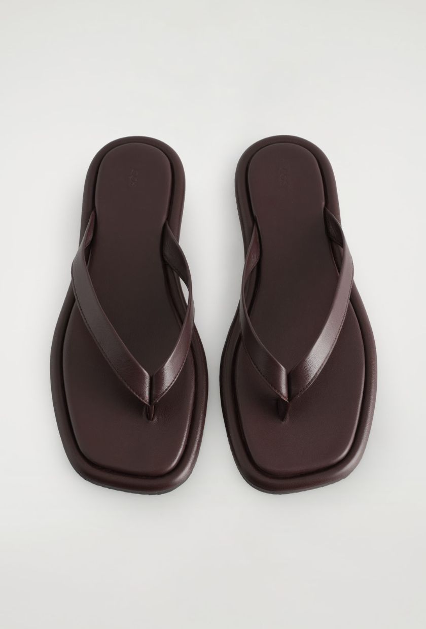 COS, Leather Flip Flops