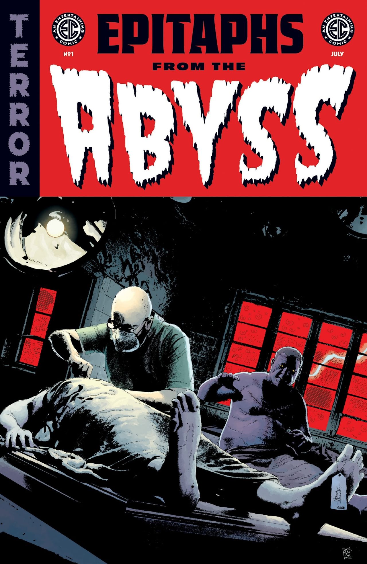 Covers for Epitaphs from the Abyss #1 and #2
