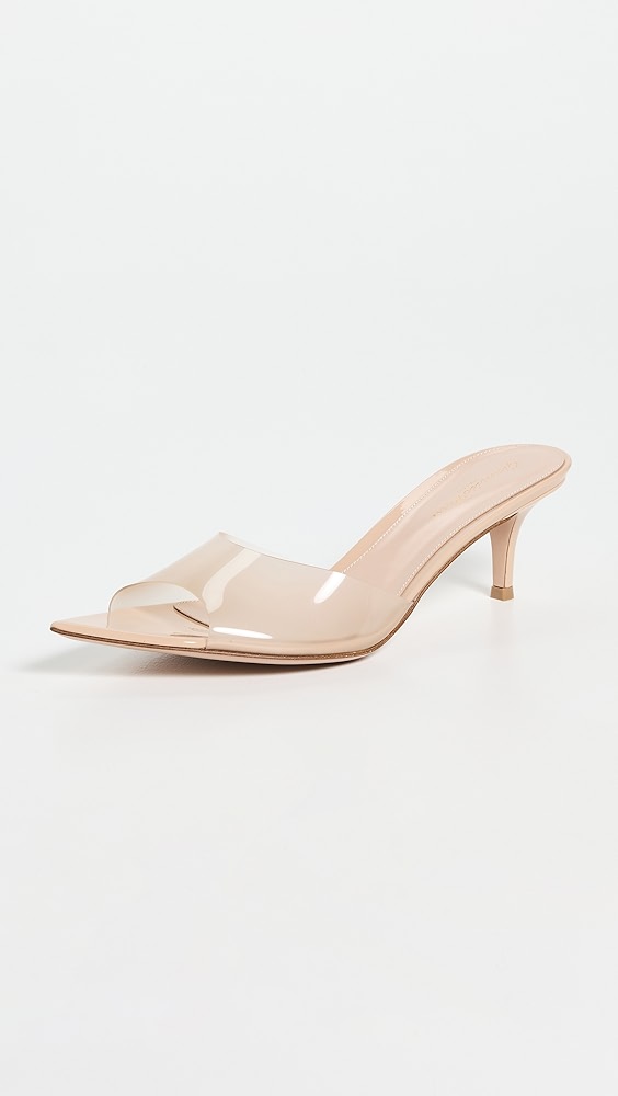Gianvito Rossi Elle Glass+vernice Sandals