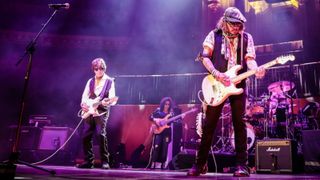 Jeff Beck & Johnny Depp performing live