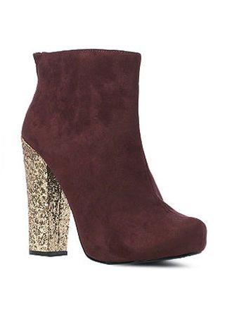 New Look glitter heel boots, £34.99