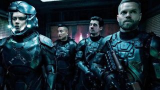 Some of the main characters of The Expanse on Amazon Prime.