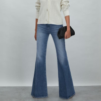 Charlie Flare High Rise Jeans in Gabriella Blue | was £280 now £196