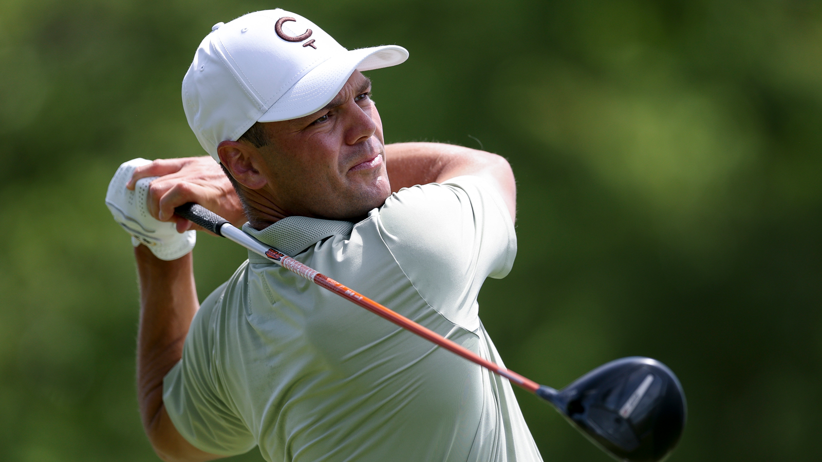 Martin Kaymer hits a driver off the tee