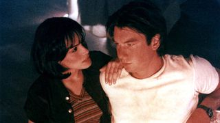 Sabrina Lloyd and Jerry O'Connell in Sliders