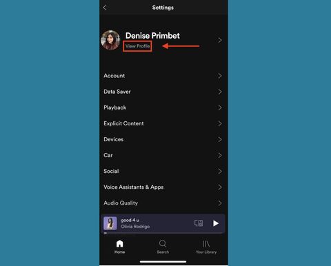 how to change spotify username