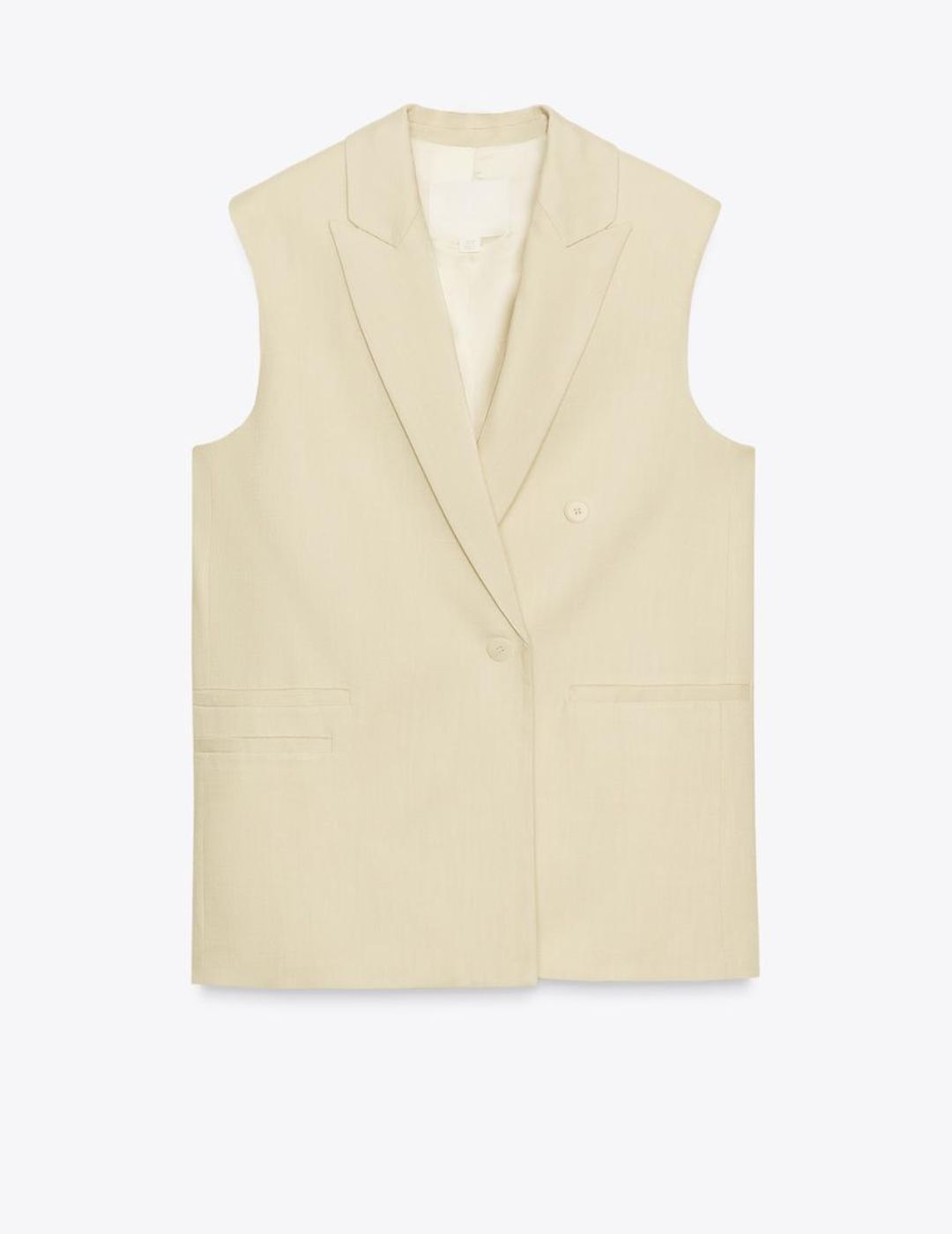Zara , Oversized Double Breasted Waistcoat