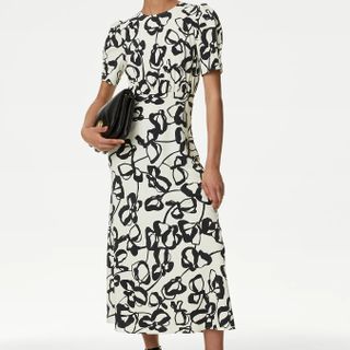 M&S Floral Midaxi Dress