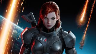 Commander Shepard in Mass Effect 3.