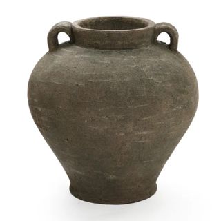 Lark Manor™ Rustic Brown Terracotta Cauldron