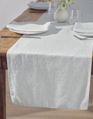 Pure Linen Table Runner | the White Company