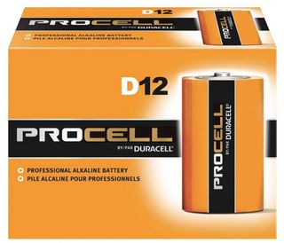 A 72-pack of ProCell D batteries