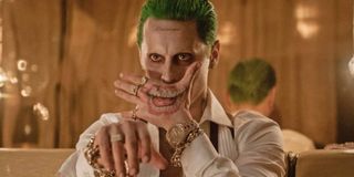 Jared Leto as The Joker in Suicide Squad