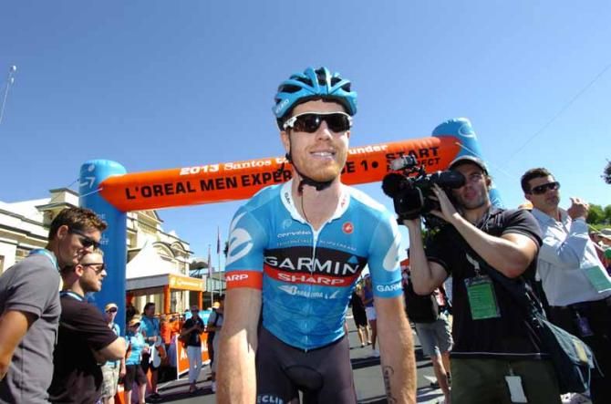 Tyler Farrar (Garmin-Sharp) before the start.