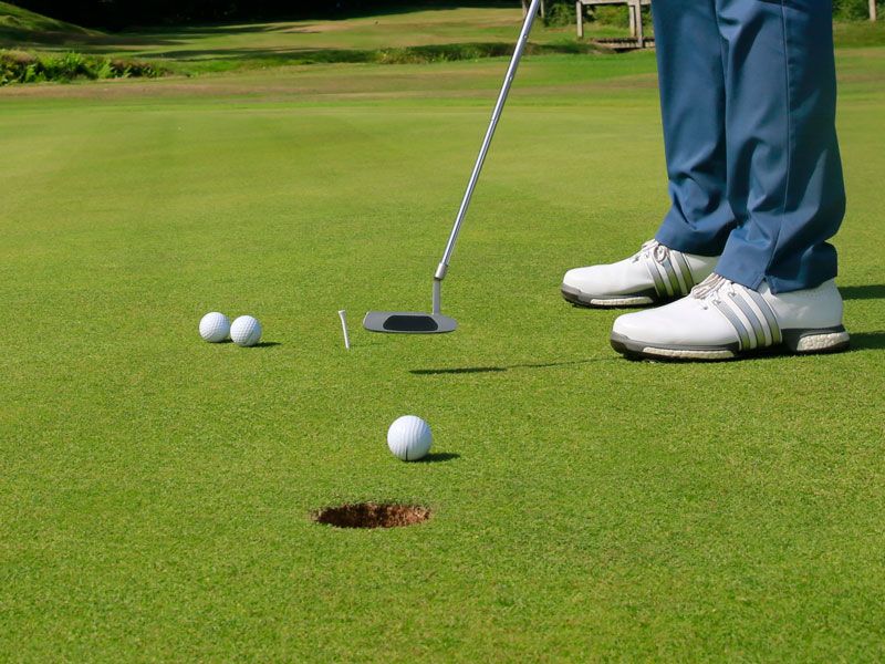 Short putt speed video