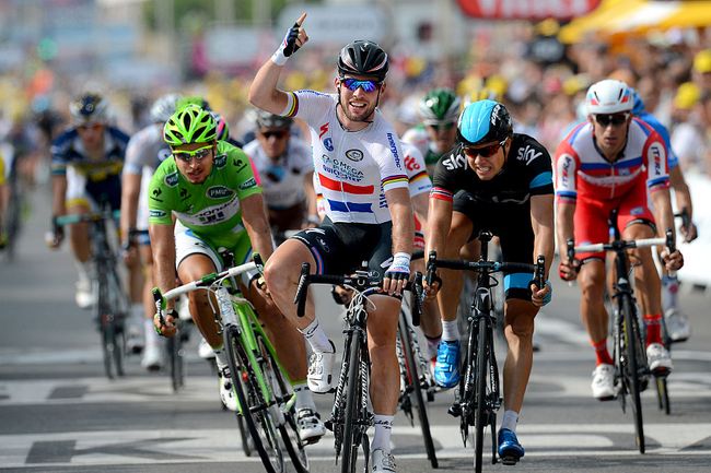 mark cavendish tour de france stages