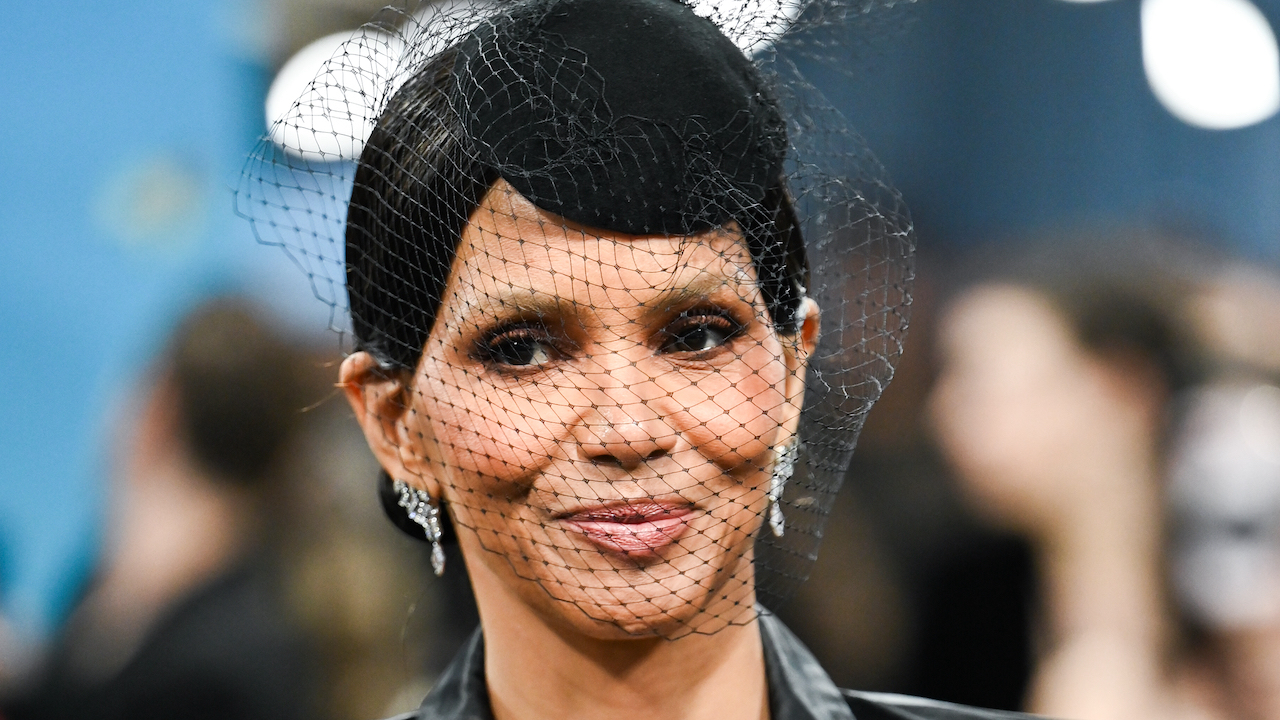 Halle Berry at The 2025 Met Gala Celebrating &quot;Superfine: Tailoring Black Style&quot; held at the Metropolitan Museum of Art on May 05, 2025 in New York, New York. 