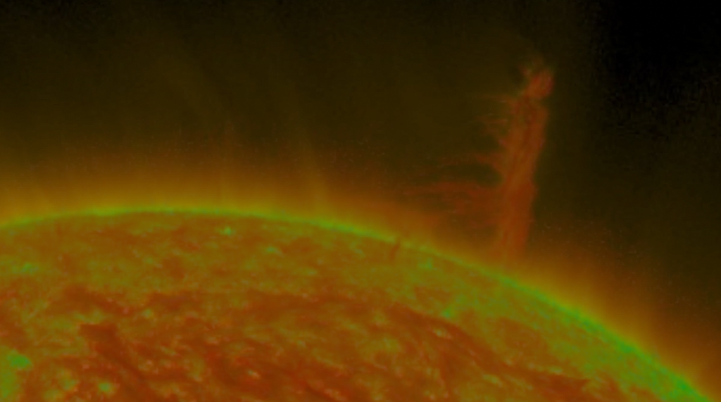 Huge Solar Tornado As Tall As 14 Earths Hurls Plasma Cloud Into Space Video Space 9251