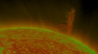 Solar tornadoes are made of plasma and shaped by the sun's magnetic field.