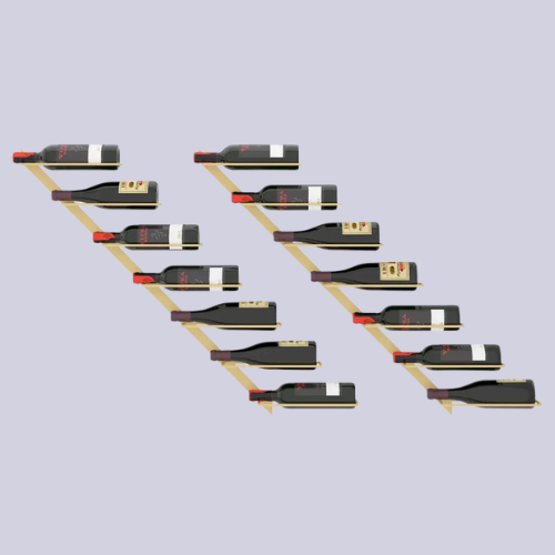 Williston Forge Janesville 14 Bottle Wall Mounted Wine Rack &amp;amp; Reviews | Wayfair.co.uk