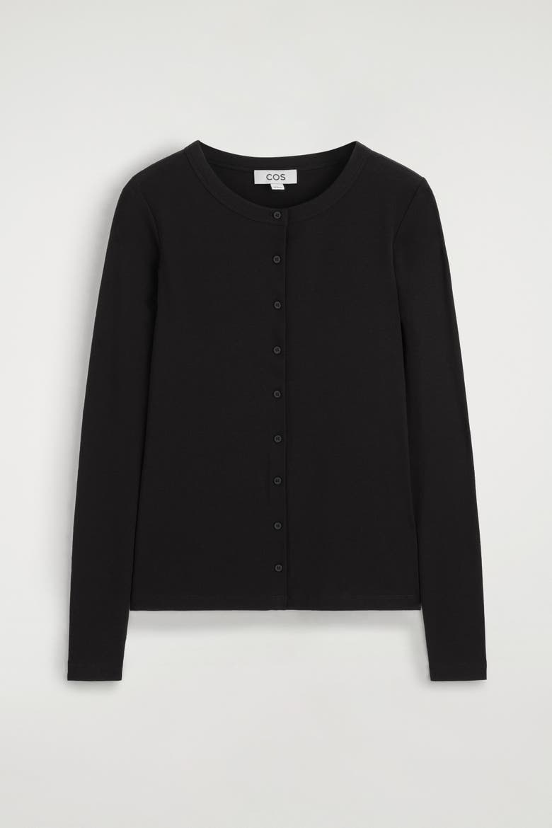 Jersey Cardigan Top