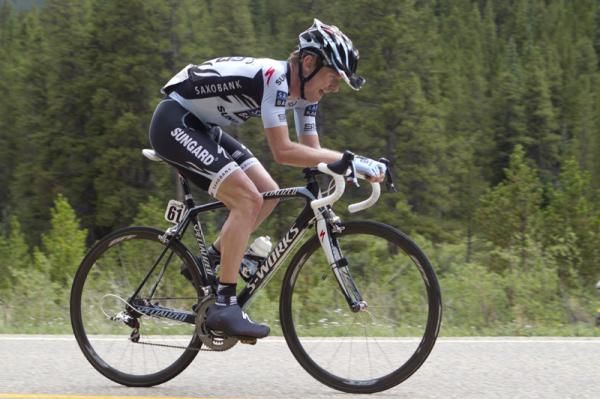 Dane Andr&eacute; Steensen's (Saxo Bank-SunGard) escape ended on Independence Pass