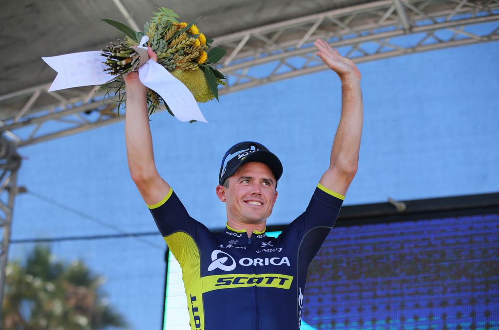 Second place for Simon Gerrans (Orica-Scott)