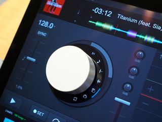 The Surface Dial can be used directly to control music, fade tracks, or even virtually scratch records.
