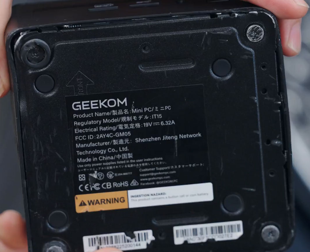 Geekom IT15 torture test