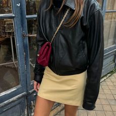 spring outfit mini skirt @annelauremais