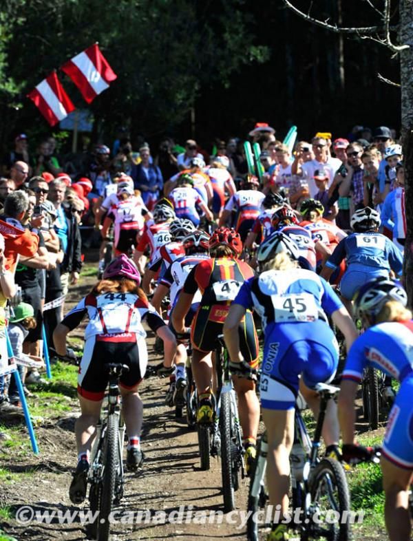 The elite women's peloton
