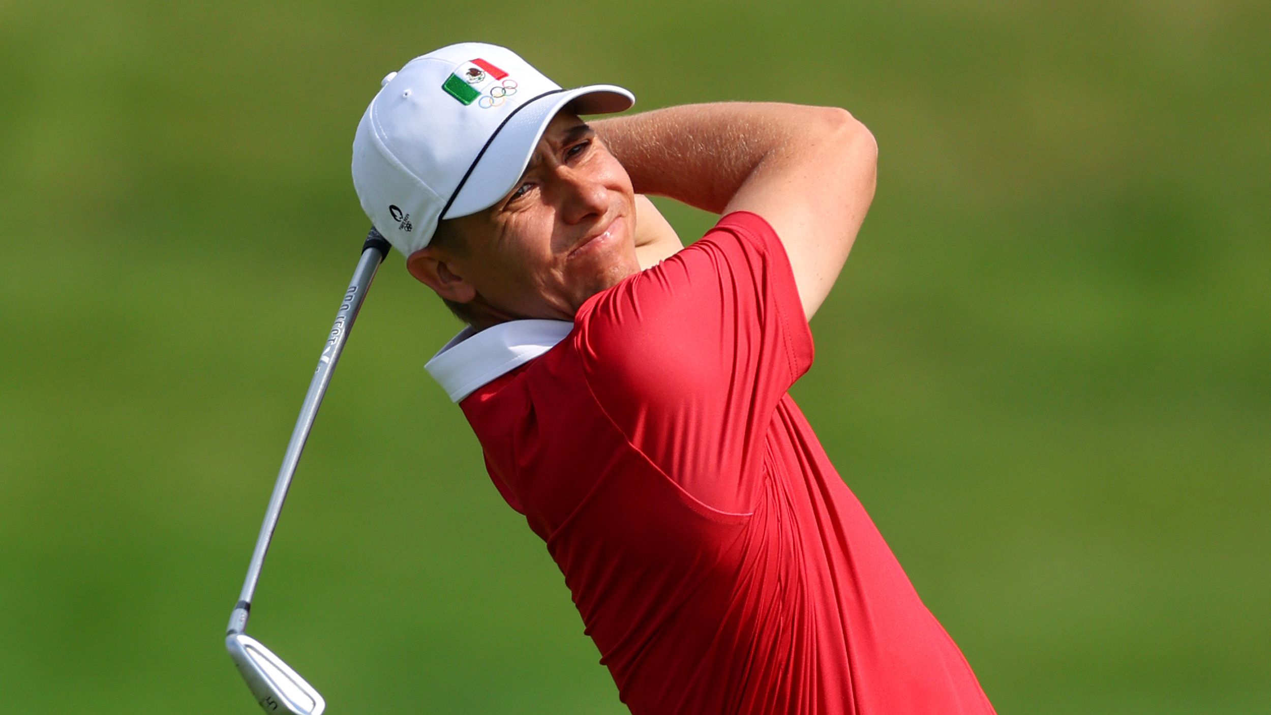 Carlos Ortiz at the Olympics at Le Golf National