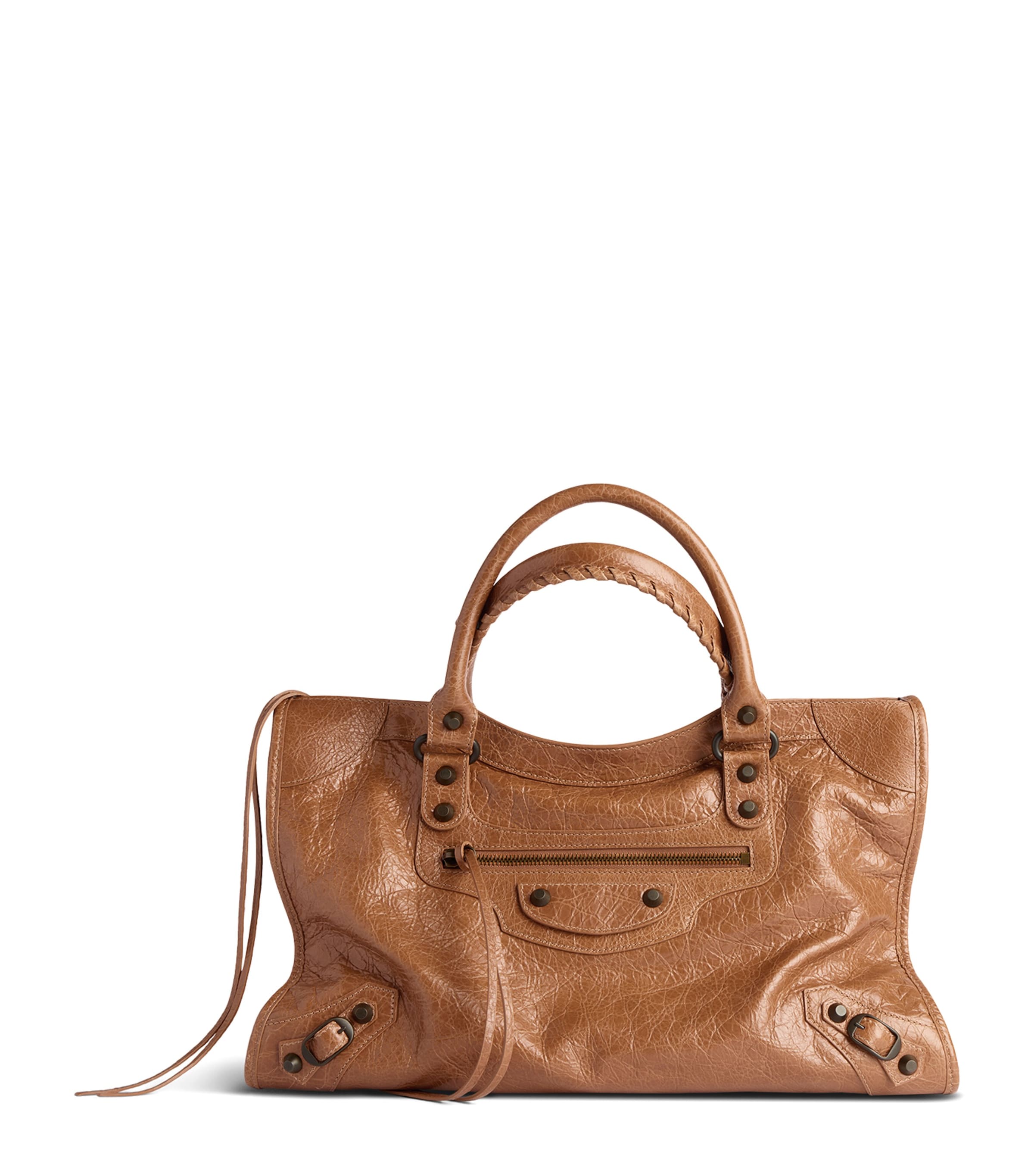 Balenciaga Medium Leather Le City Top-Handle Bag