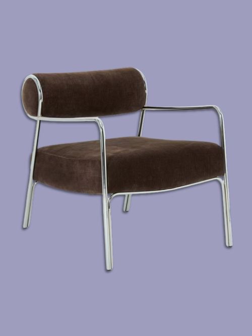 Hoxton Armchair in Chocolate Chenille
