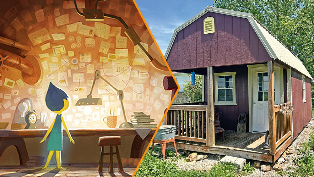 Take a look inside Nik Henderson's tiny but mighty illustration studio.